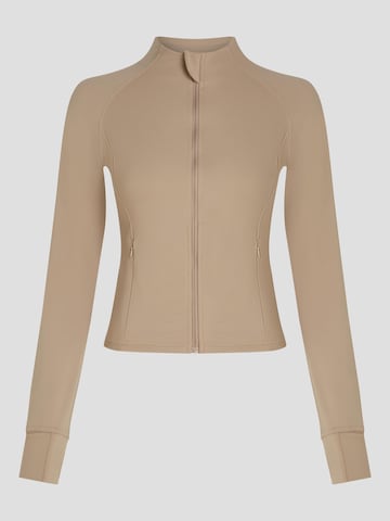 YO-GAYA Sportjas in Beige: voorkant