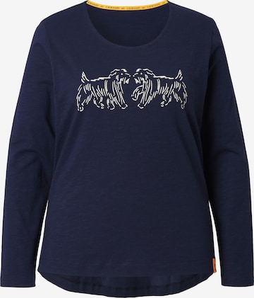 LAURASØN Shirt in Blue: front