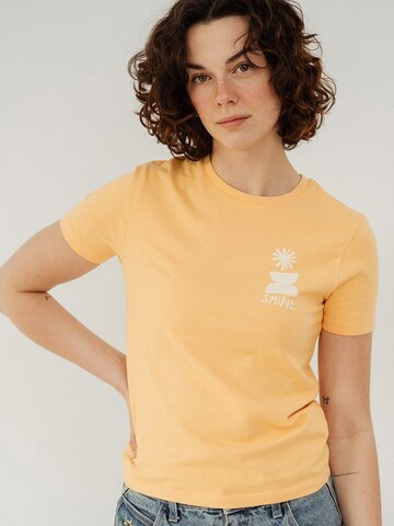 Kultgut Shirt 'Shine' in Yellow