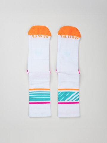 INCYLENCE Athletic Socks 'MOTTO RUNNING' in Orange