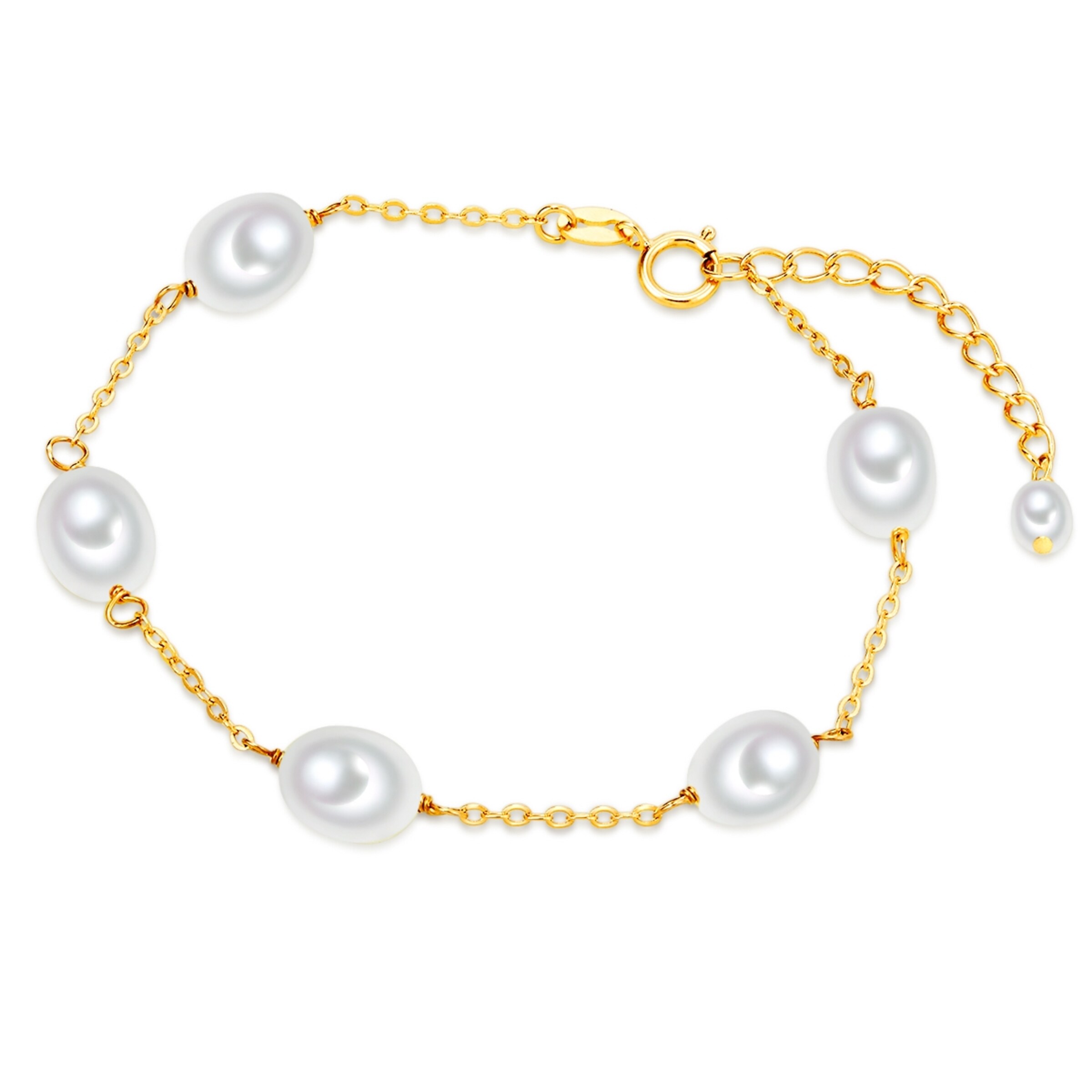 Valero Pearls Armband in Goud: voorkant