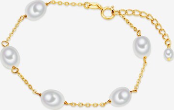 Valero Pearls Bracelet in Gold: front