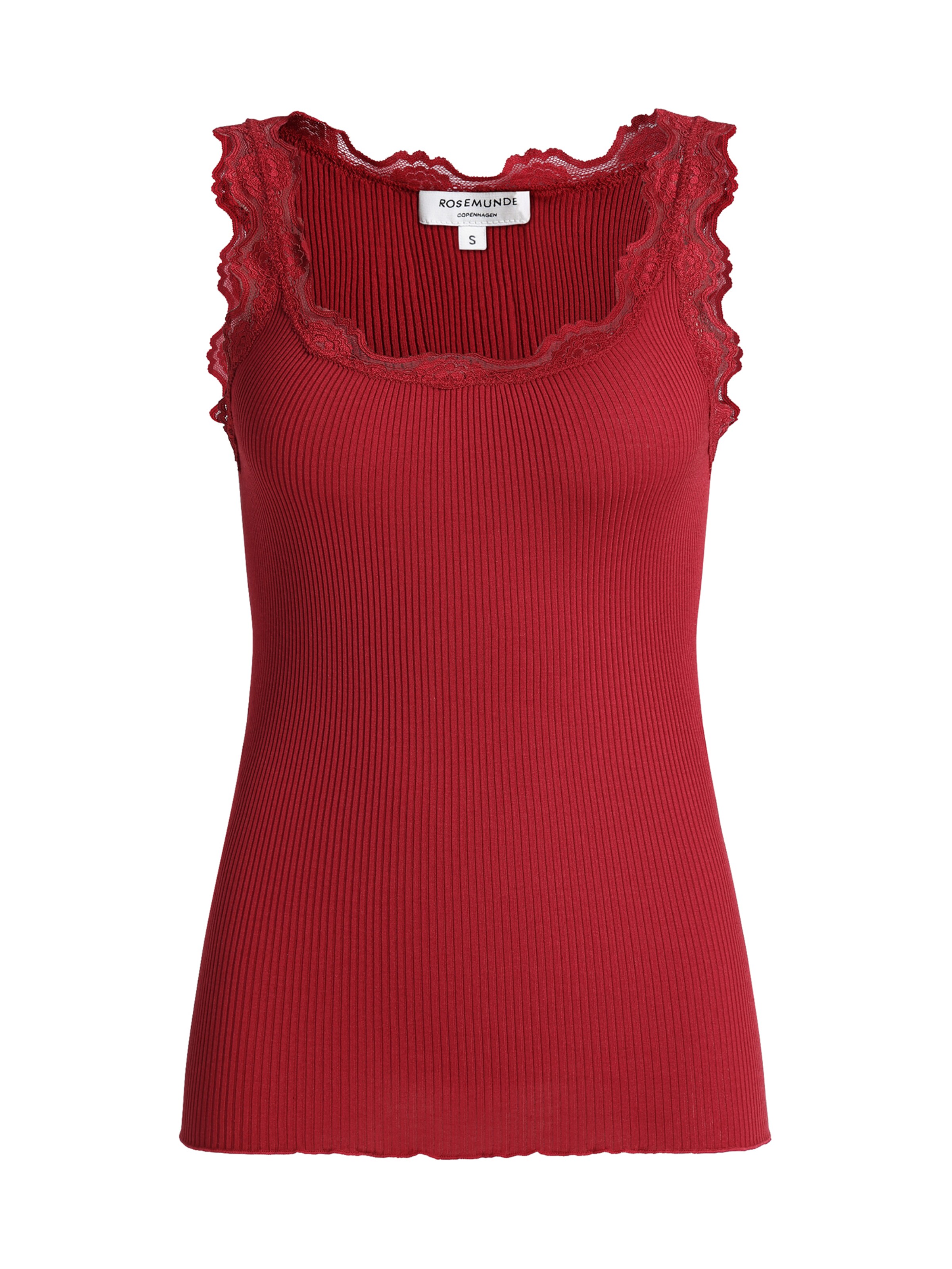 rosemunde Top in Rot: Vorderseite