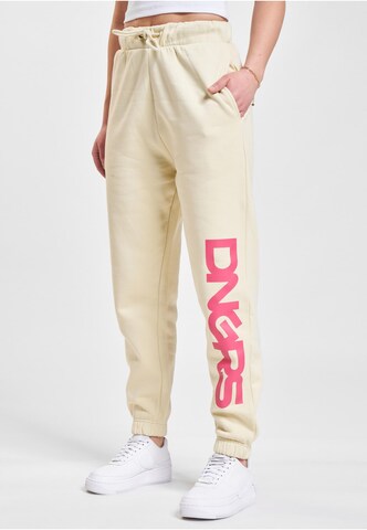 Dangerous DNGRS Tapered Hose in Beige: Vorderseite