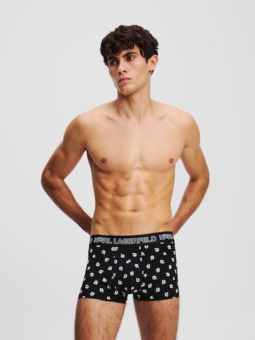 Boxers ' IKON GESCHENKSET AUS BOXERSHORTS UND SOCKEN ' Karl Lagerfeld en noir : devant