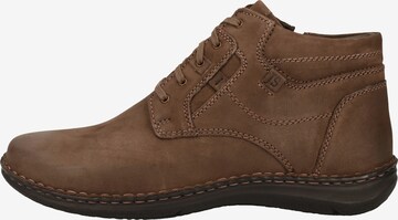 JOSEF SEIBEL Lace-Up Boots 'Anvers' in Brown