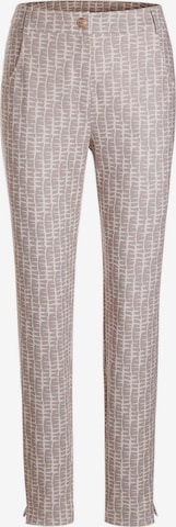 Coupe slim Pantalon 'BELLA' Goldner en gris : devant