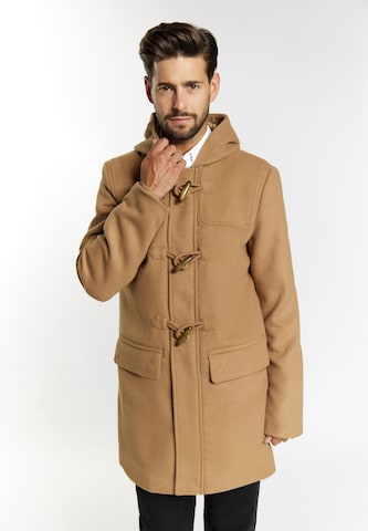 DreiMaster Klassik Between-seasons coat in Brown: front