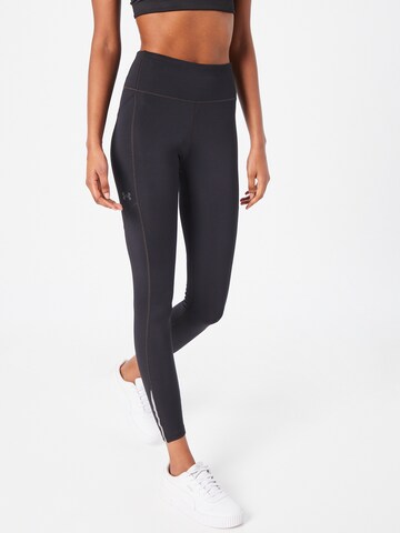 Skinny Pantaloni sportivi 'Fly Fast 3.0' di UNDER ARMOUR in nero: frontale