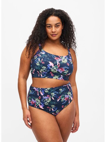 Swim by Zizzi Bikinibroek 'CASELMA' in Blauw: voorkant