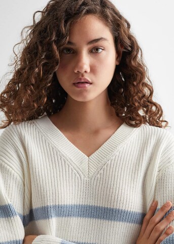 MANGO TEEN Pullover 'Tolouse' in Weiß