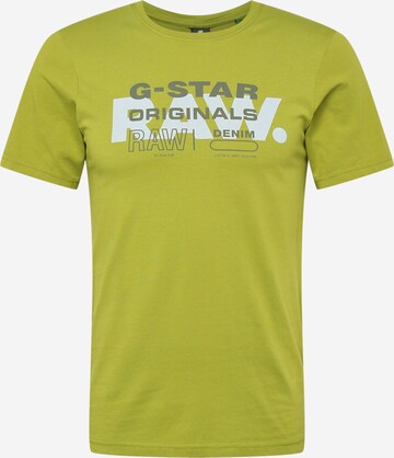 G-Star RAW T-Shirt in Grün: predná strana