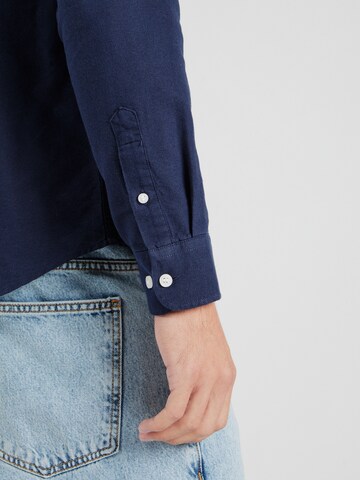 JJ Rebel Regular fit Overhemd 'JREBOSCAR' in Blauw