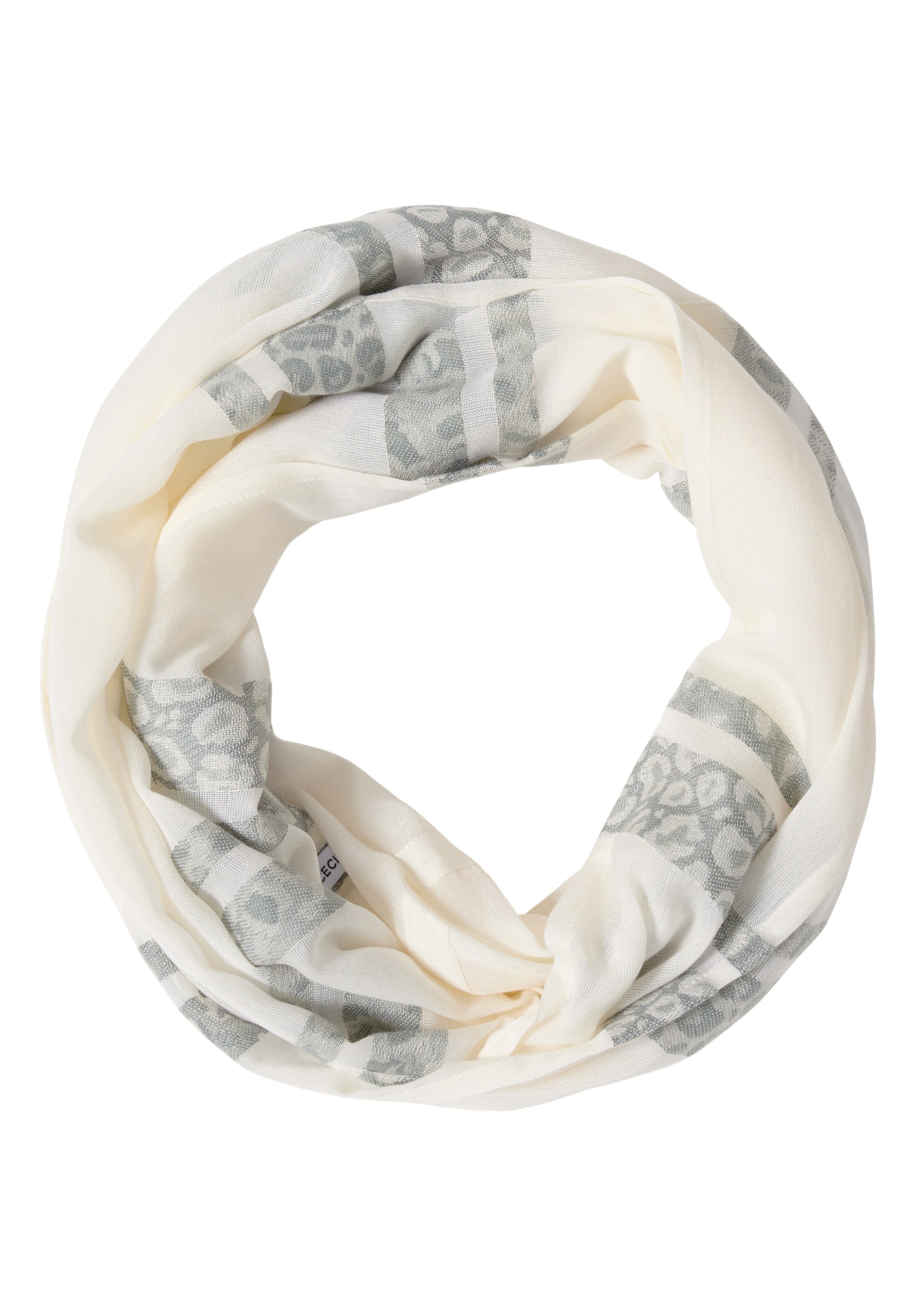 CECIL Tube Scarf in White: front