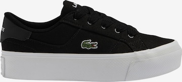 Baskets basses 'Ziane' LACOSTE en noir : devant