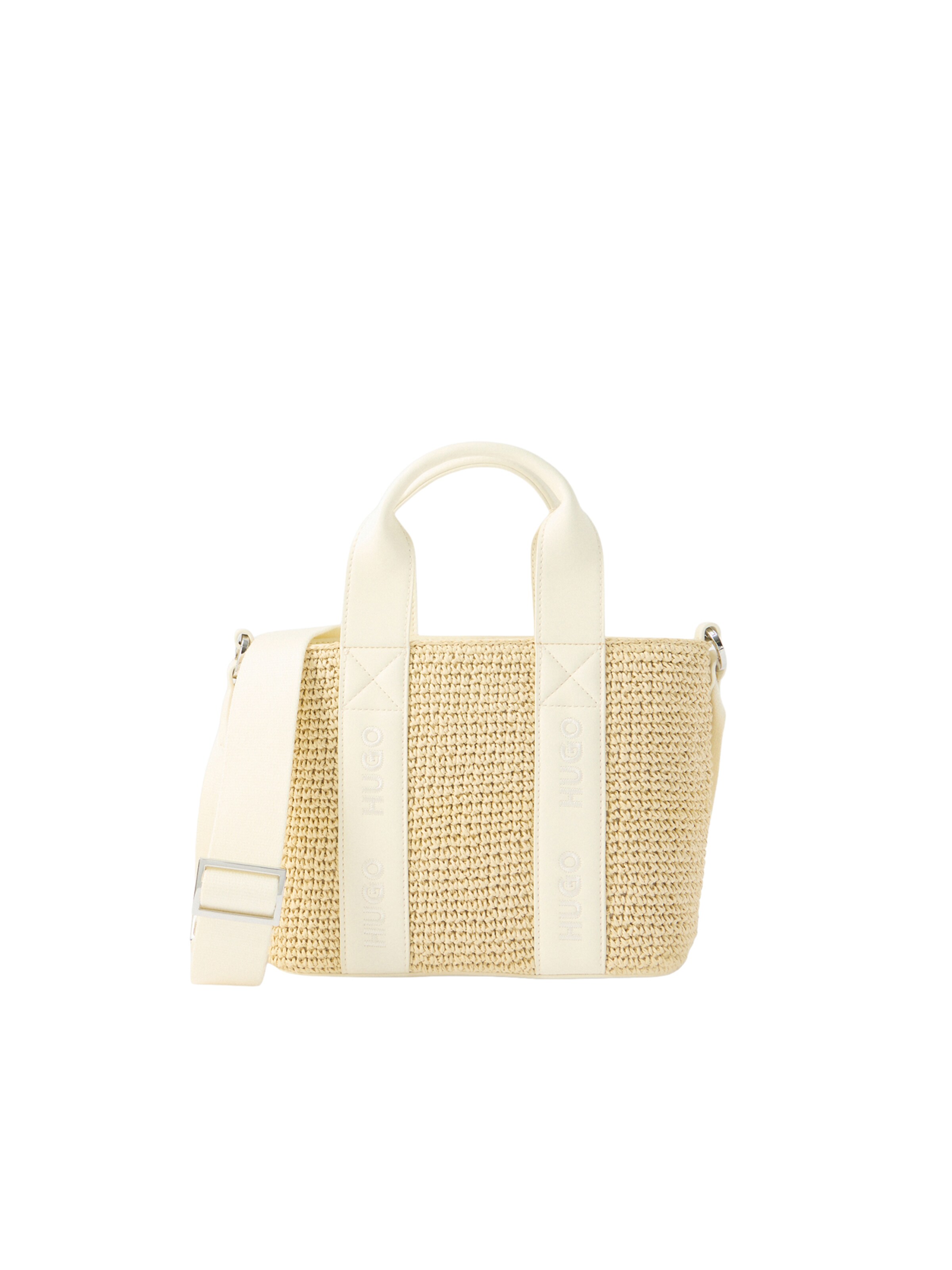 HUGORučna torbica 'Becky' - bijela boja: prednji dio