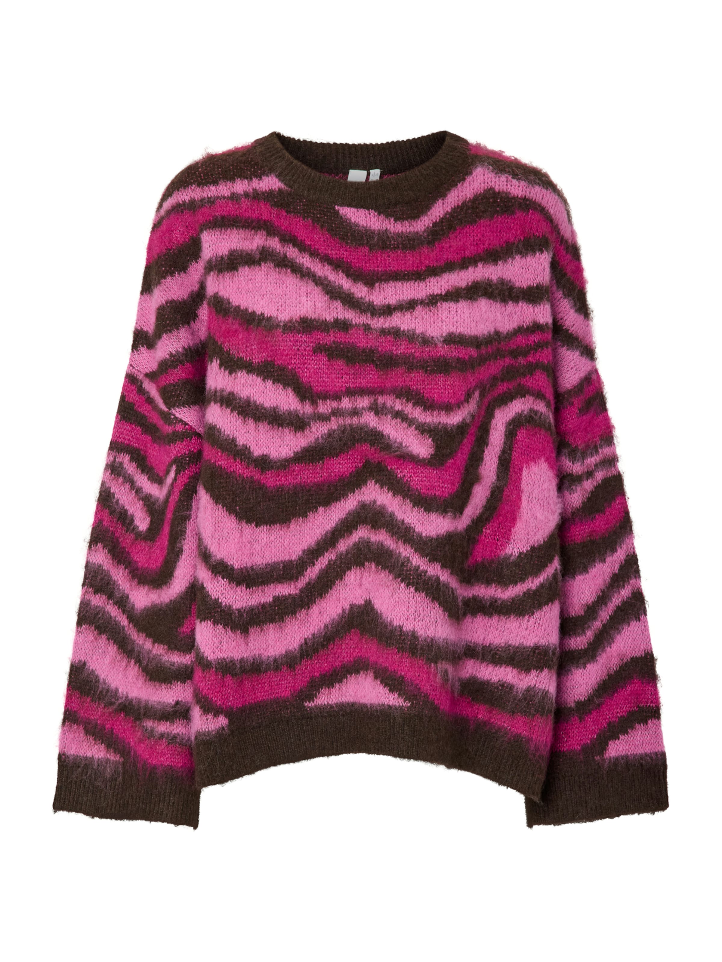 YAS Svetr 'YASSITTA' – hnědá: přední strana