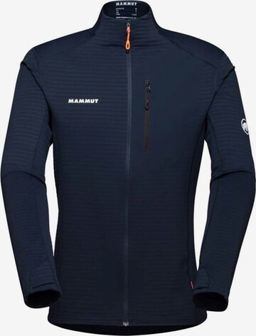 MAMMUT Athletic Fleece Jacket in Blue: front