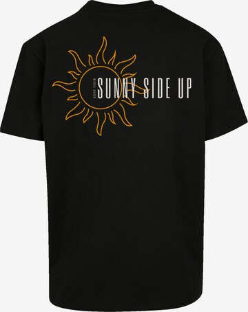 T-Shirt 'Sunny side up' F4NT4STIC en noir