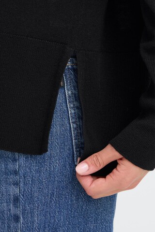 PULZ Jeans Pullover i sort