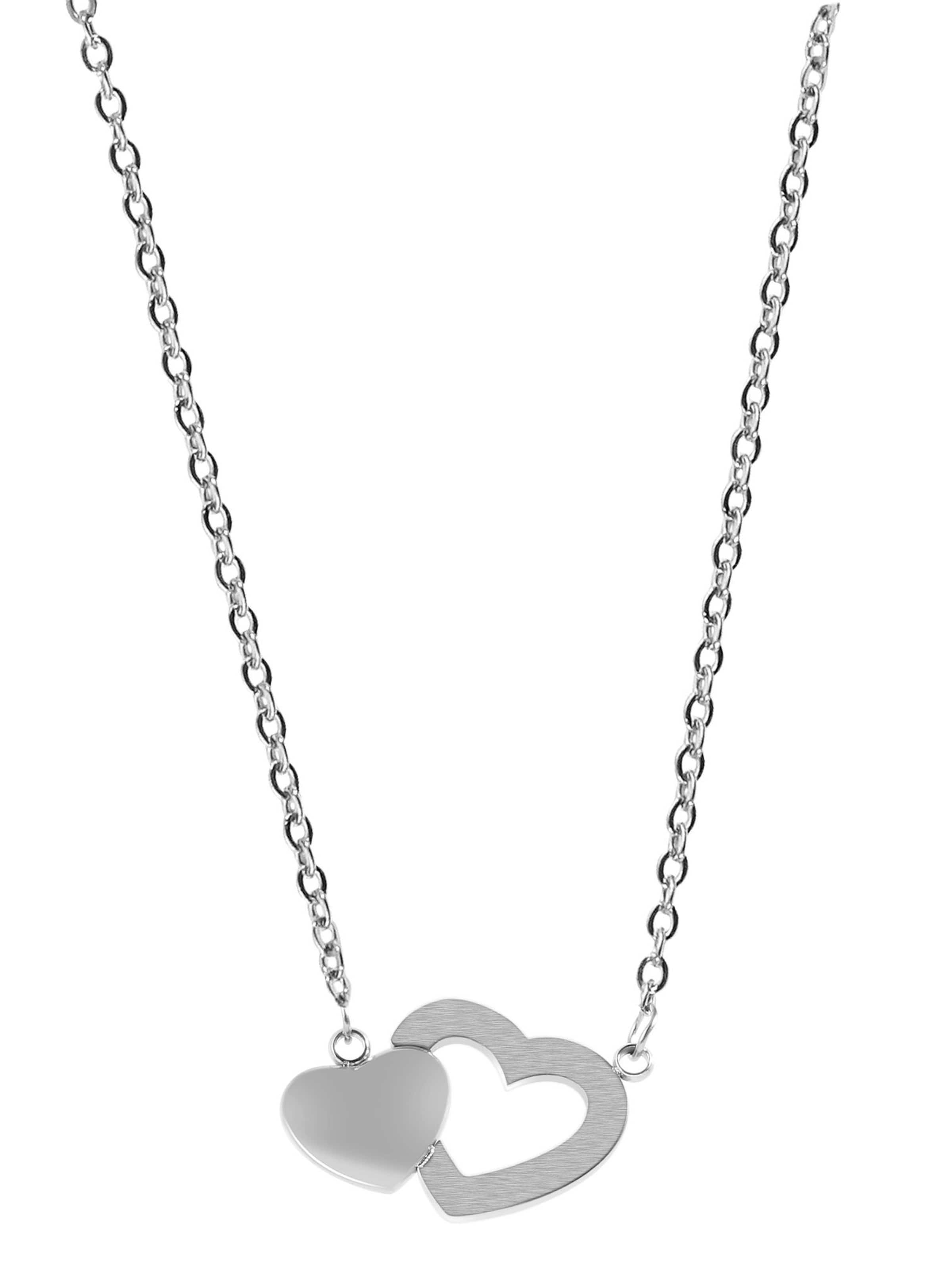Akzent Schmuckset 'Edelstahl silber'‌‌‌‌‌‌‌‌‌ in Silber