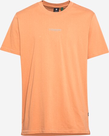 G-Star RAW Μπλουζάκι �σε πορτοκαλί: μπροστά