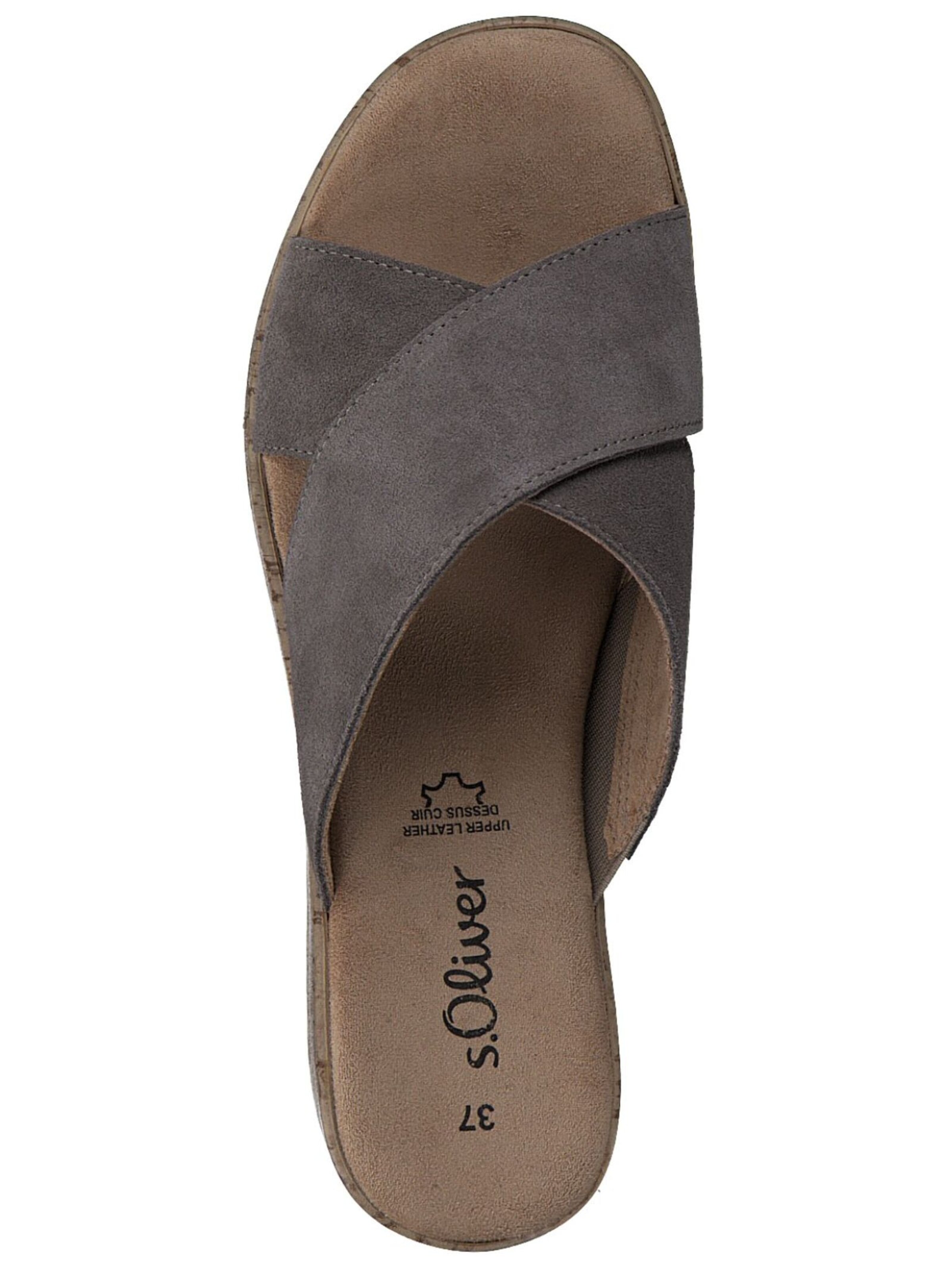 s.Oliver Pantolette in Braun