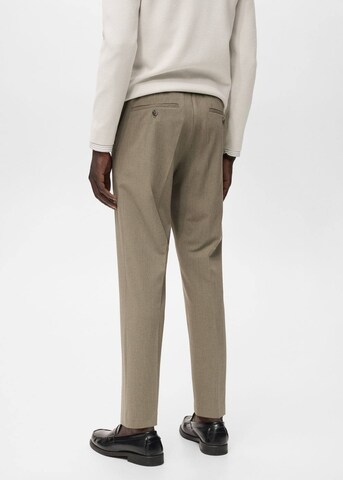 MANGO MAN Slimfit Hose 'Bologna' in Grün