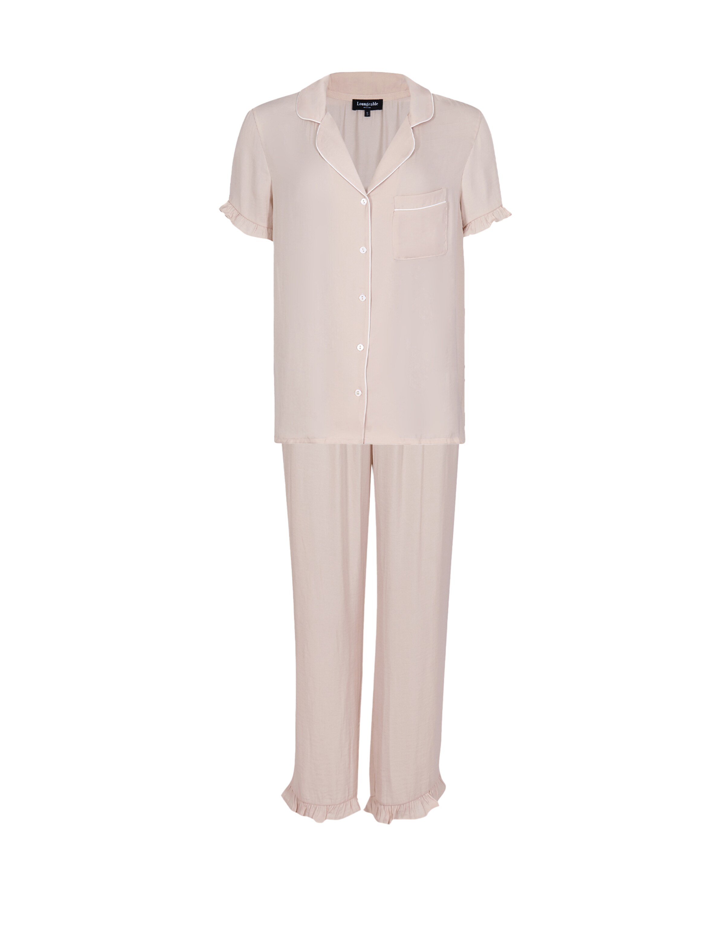 Loungeable Pajama in Beige: front