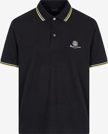 Aquascutum Active Poloshirt 'ACTIVE' in Schwarz: Vorderseite