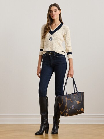 Lauren Ralph Lauren Shoppingväska i blå