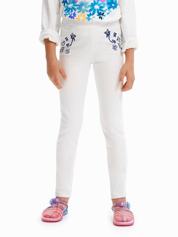 Regular Leggings 'Verd' Desigual en blanc : devant