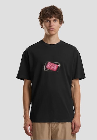 Merchcode - Camisa 'Fight Club Soap' em preto: frente