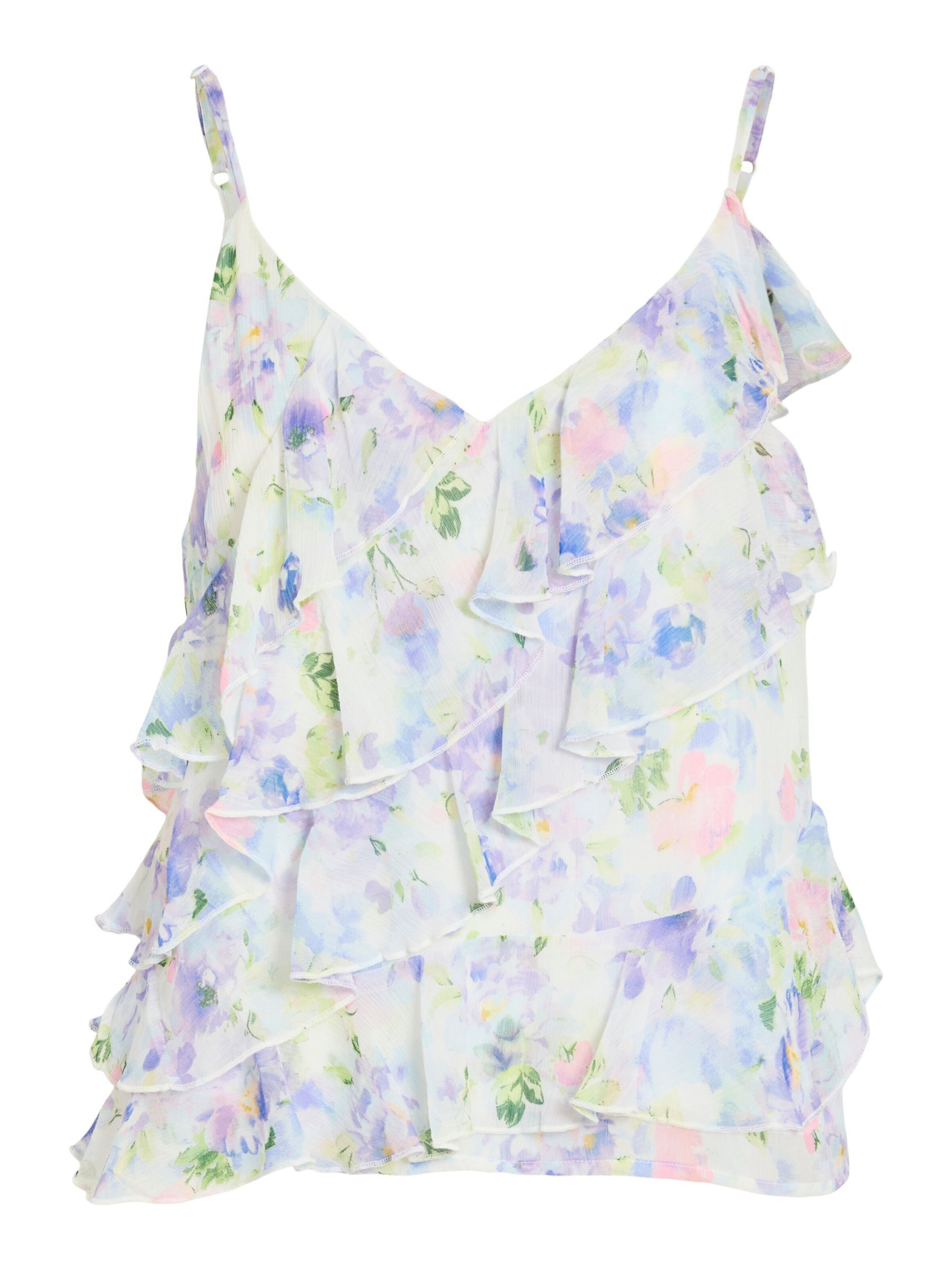 VILA Top 'VILuna' in Wit: voorkant