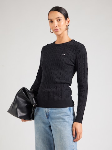 GANT - Jersey en negro: frente
