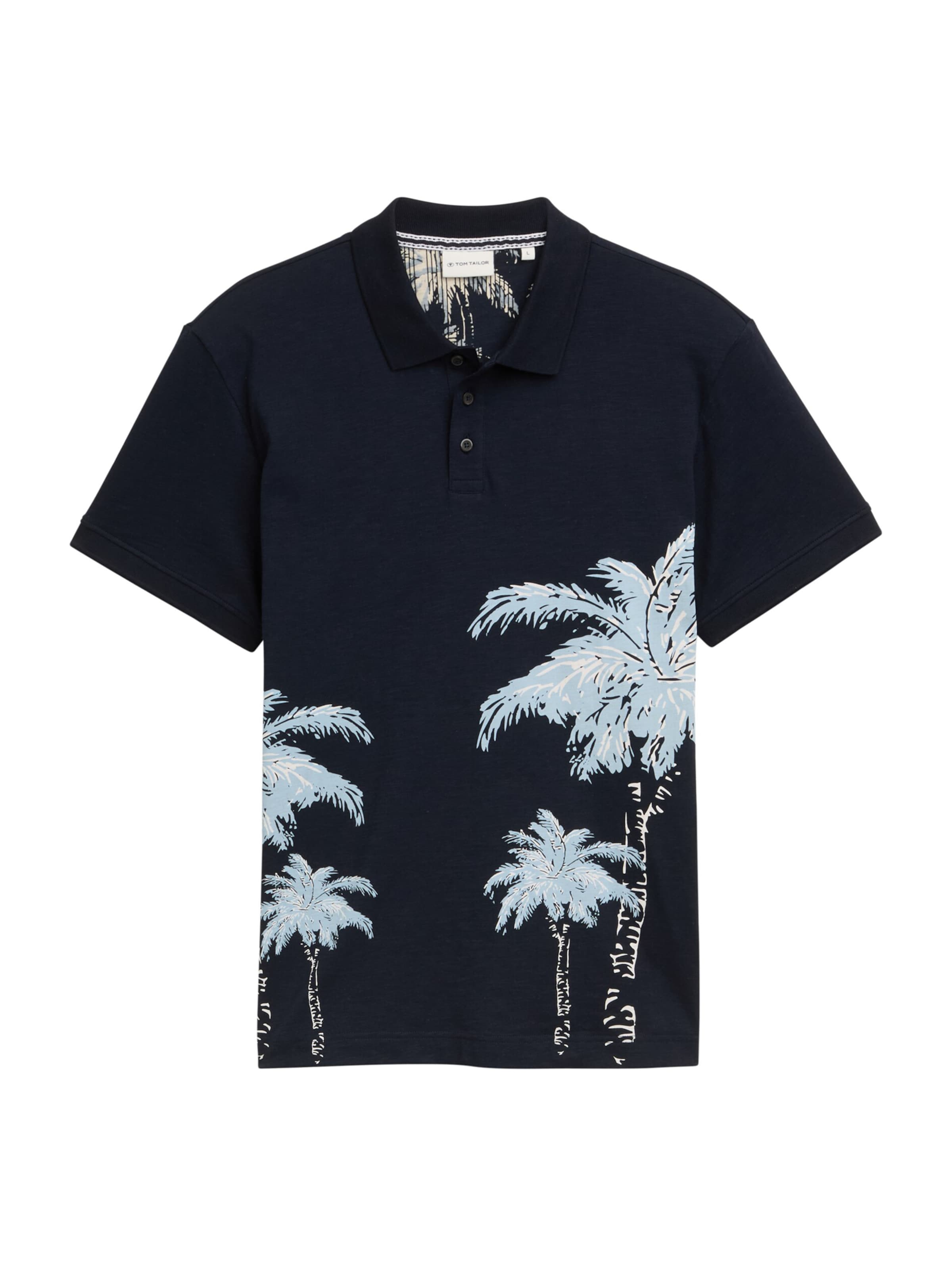 TOM TAILOR - Camisa em azul: frente