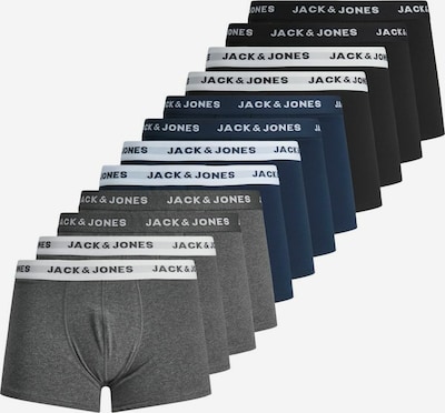 JACK & JONES Boxershorts i blå / grå / svart / vit, Produktvy