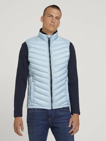 Gilet TOM TAILOR en bleu