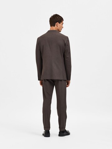 SELECTED HOMME Regular fit Business blazer 'STOCKHOLM' in Grey