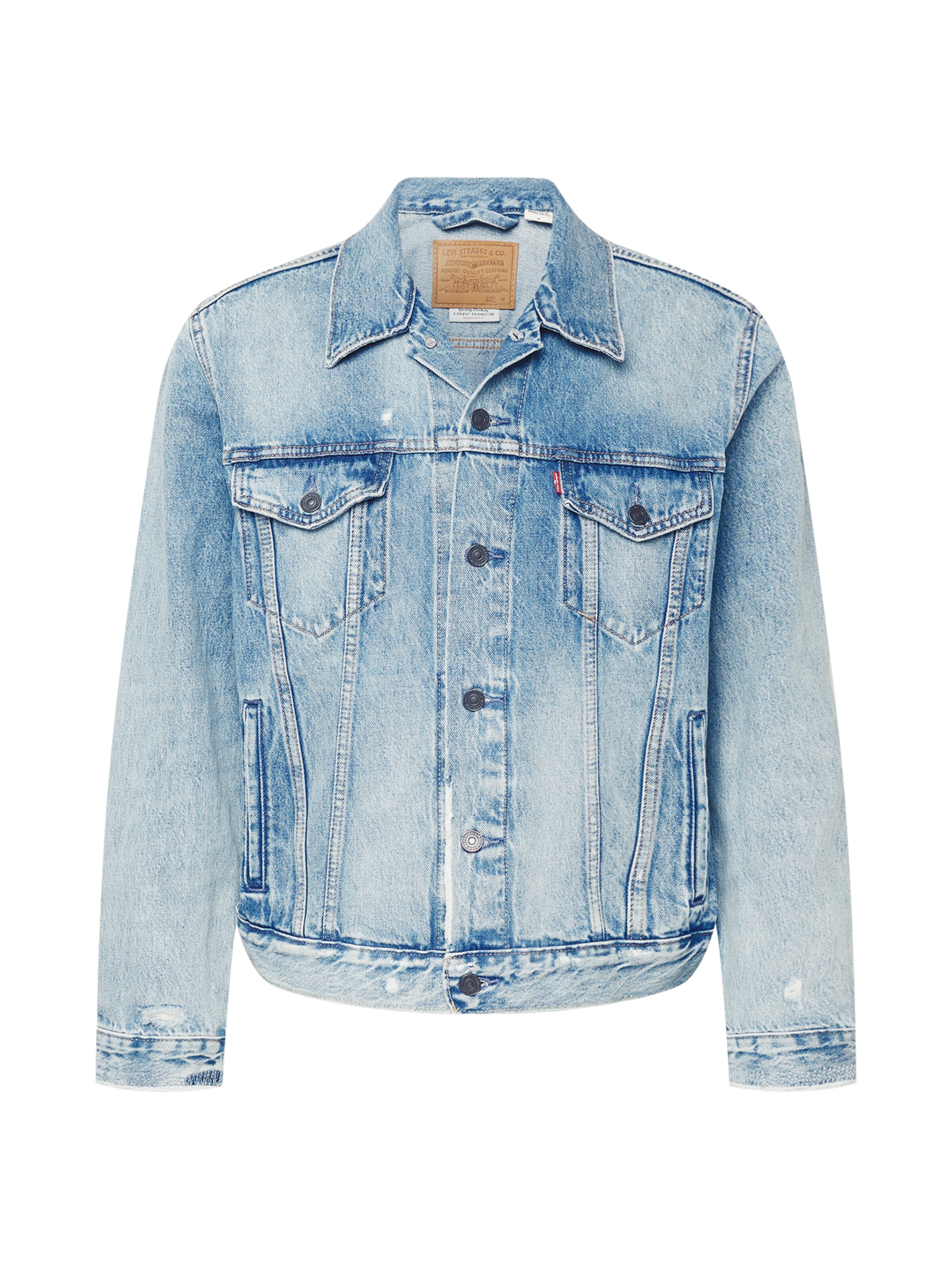 Geacă de primăvară-toamnă 'The Trucker' de la LEVI'S ® pe albastru: față