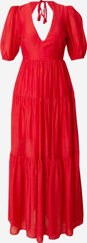 Robe d’été Tantra en rouge : devant