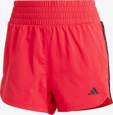 Pantaloni sportivi 'Pacer' di ADIDAS PERFORMANCE in rosso: frontale