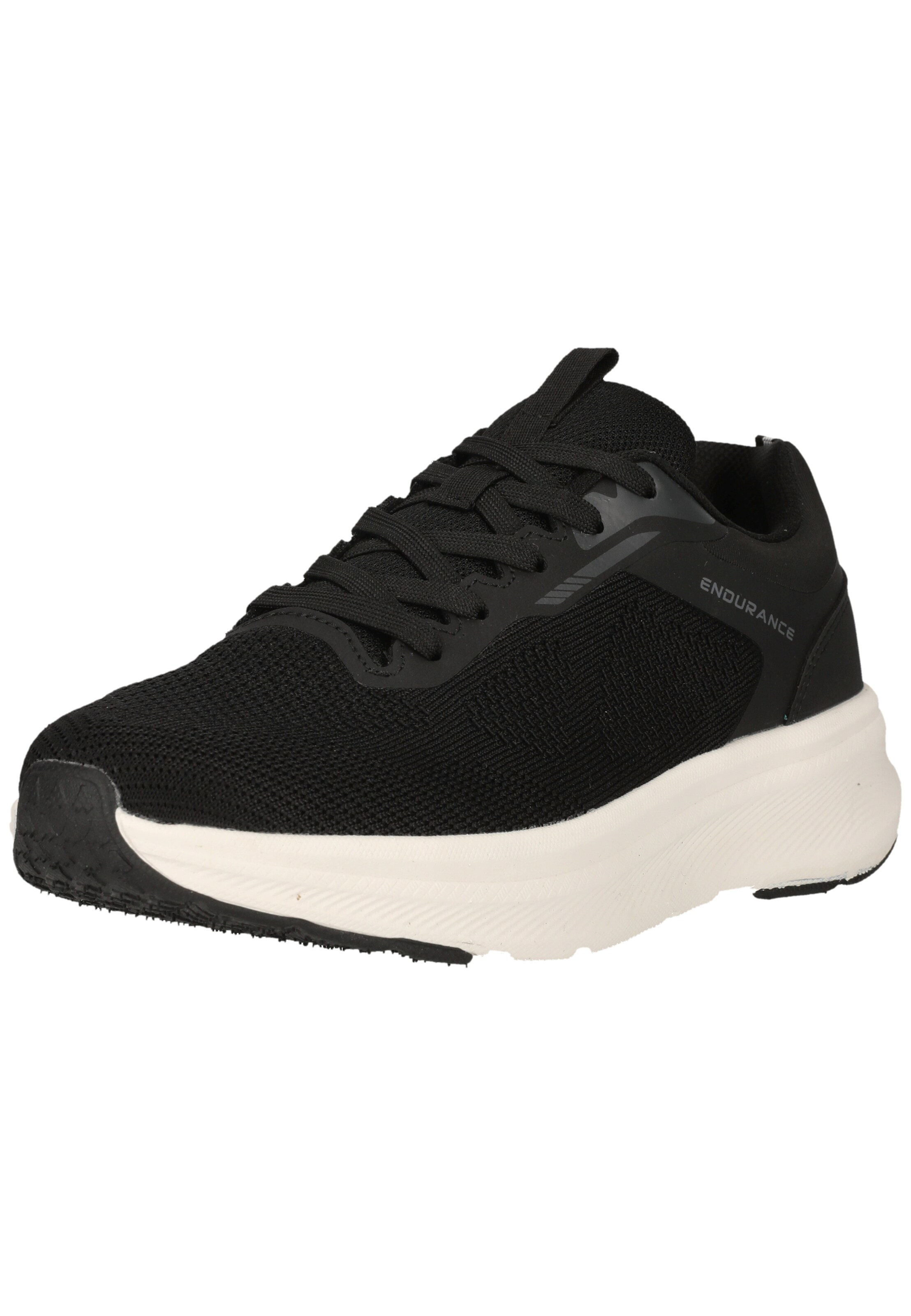 ENDURANCE Platform trainers 'Terrassa' in Black: front