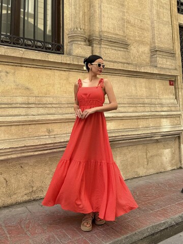 For You Moda Jurk in Oranje