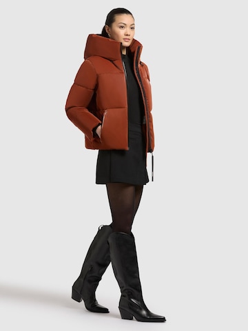 khujo Winter jacket 'Audrey' in Brown
