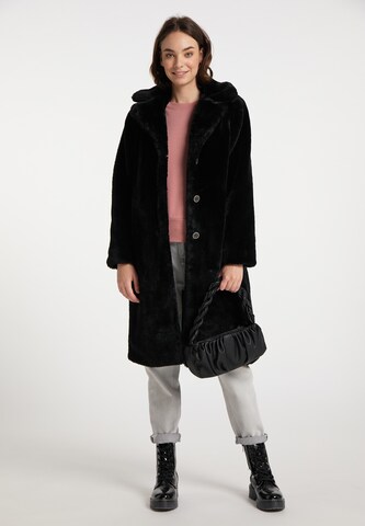 MYMO Between-Seasons Coat in Black