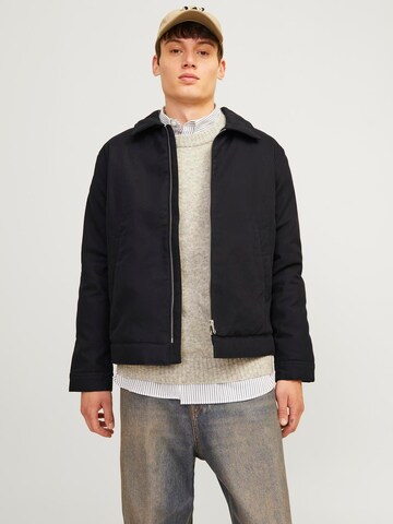 Veste mi-saison 'JORBUSHWICK' JACK & JONES en noir : devant