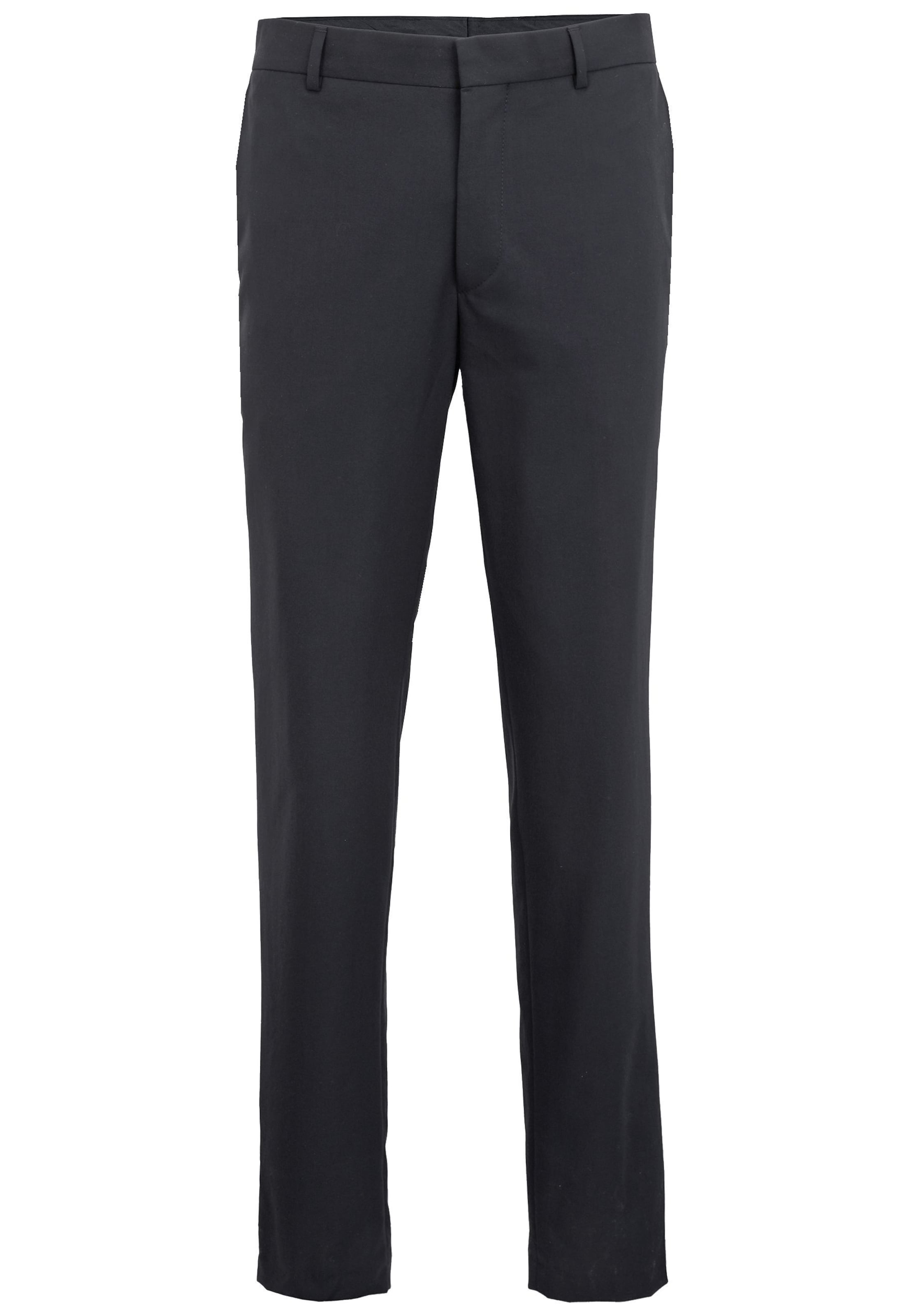 Steffen Klein Broek in Zwart: voorkant