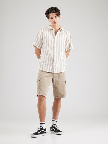 Loosefit Pantalon cargo 'Work n Roll' Iriedaily en beige