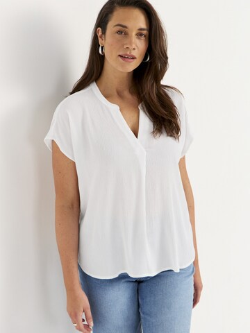 Cellbes of Sweden Blouse in Wit: voorkant